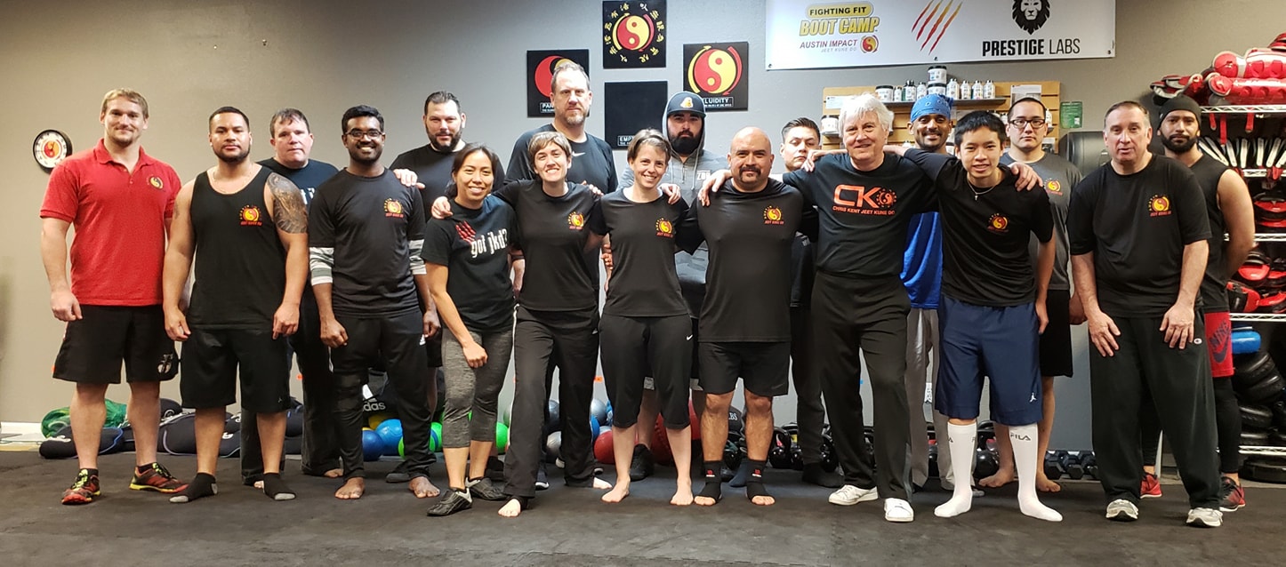Chris Kent with Fighting Fit seminar participants