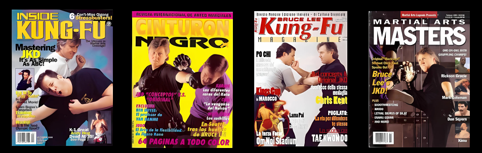 Chris Kent featured on martial arts magazine covers