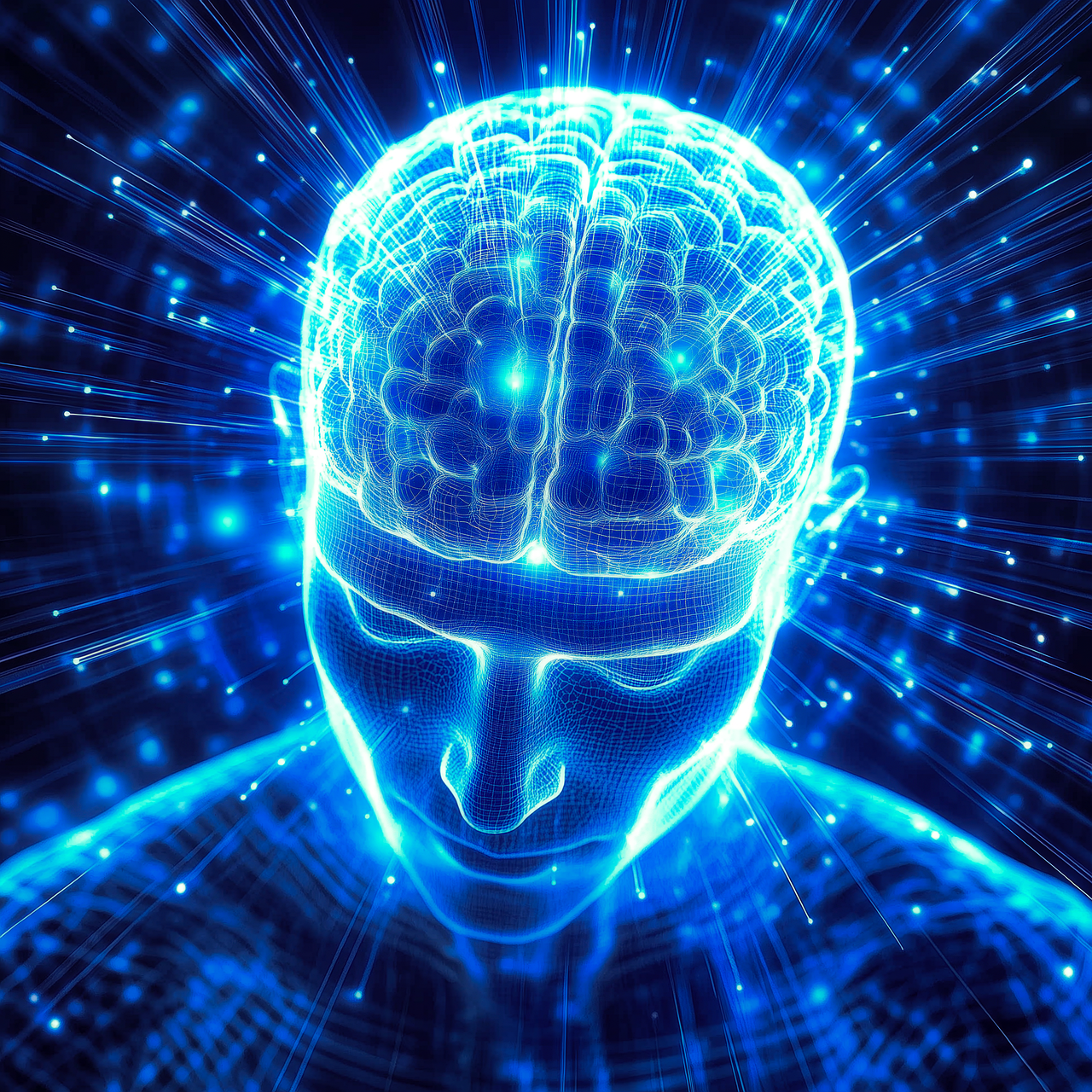 Illustration of the human brain